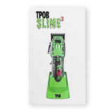 TPOB Slime 2 Barber Hair Clippers for Men 6800 RPM with Matte Green Case and X Fade Blade