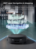 Lefant Robot Vacuum and Mop, 23000Pa Suction, 120 Day Self-Emptying, PSD 2.0 Smart Obstacle Avoidance, Auto Mop Washing, Drying&Refilling, All-in-One Robot Vacuum, Supports 2.4G/5G WiFi, M5 Max