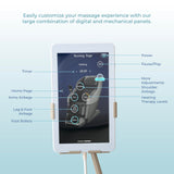 Titan Nido 3D l Full Body Massage Chair l AIR 3D Massage Mechanism l Rocking Motion Position l Voice Control l 2 Stage Zero Gravity Reclining l 7.5" Touchscreen Controller (Taupe)