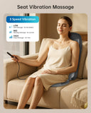 COMFIER Shiatsu Back Massager with Heat, Kneading & Vibration,Massage Chair Pad for Back Relief deep,Chair Massager for,Hip,Heated seat Cushion,Home Office,Gifts for Women Men,Dad,Mom