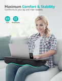 Lap Desk, Portable Laptop Lap Desk with Pillow Cushion, Fits up to 17 inch Laptop (Large) Istudyniture