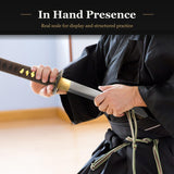 1045 Carbon Steel Turbulent Ocean Katana, Hand Forged Full Tang Sword
