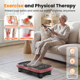 AXV Vibration Plate Fitness Platform Exercise Machine Vibrating Shaking Full Body Shaker Workout Vibrate Stand Shake Board Sport for Weight Loss Fat Burner for Gym Home Office