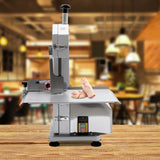 Commercial Electric Meat Saw, 650W 110V Bone Saw Bone Cutting Machine, 0.8-4.3 Cutting Thickness, Sawing for Chicken Fish Chops Bone Trotter Beef