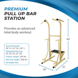 Stamina Strength Training Power Tower, Gold