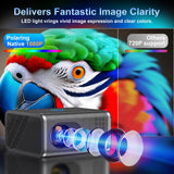 [1000 ANSI Lumens/Auto Focus/Built-in Apps] Outdoor 4K Projector with WiFi and Bluetooth,Smart TV OS & Dolby Atmos,1080P Projector with 300'' Display,Home Movie Projector