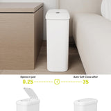 EKO Automatic Bathroom Trash Can with Lid, 2.6 Gallon Slim Touchless Garbage Can