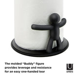 Umbra Buddy Countertop Paper Towel Holder, Black