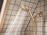 Moen Beric Bronzed Gold Single Handle Modern Tub and Shower Faucet with Handshower, Valve Included, 82775BZG