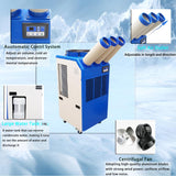 Banfluxion 220V Commercial Air Conditioner Industrial Spot Cooler Mobile Air Cooler for Indoor & Outdoor Use Commercial AC Unit, 22178 Btu/h, 910m³/h
