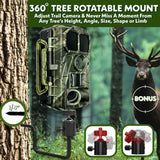 M. A. C.® 4K Trail Camera equipped 48MP Resolution, 0.2s Trigger Speed, 2" TFT Display, IP65 Waterproof, Game Camera with Night Vision Perfect for Wildlife, Home Security & Hunting The Men's Authority