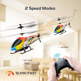 4DRC M5 RC Helicopter for Kids 3-12 and Beginners, Remote Control Helicopter with Altitude Hold, 2 Batteries with 30Mins Flight，Whole Alloy Toy for Boys Girls Indoor Gift