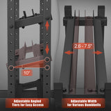 3-Tier Dumbbell Rack, 1200LB Capacity Adjustable Weight Rack for Home Gym, Heavy-Duty Weight Stand for Dumbbells Kettlebells & Weight Plates(Rack Only)