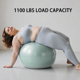 FITMIND Yoga Ball set-55cm&25cm(Green)