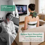 Human-Like Neck Massager with Heat for Pain Relief Deep Tissue, Cordless 4D Kneading Neck and Shoulder Massager Back Massager with Bionic fingers Massage and Screen, Ideal Gifts for Women Men