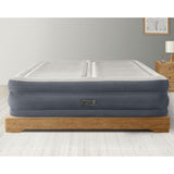 Intex King Air Mattress, Dura-Beam Deluxe 22" Dual Zone Inflatable Bed with Built-in Pump