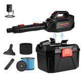 Shop-Vac 2 Gallon 20V Cordless Wet/Dry Vacuum with Detachable Blower, Portable 3-in-1 Vac with Blower Function, Integrated Battery and Charger Included, Ideal for Workshop, Car & Jobsite, 5430082