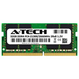 PC4-21300 (PC4-2666V) CL19 SODIMM 2Rx8 1.2V 260-Pin Non-ECC SO-DIMM Laptop Notebook RAM Memory Module