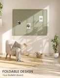 Fluxynara Felt Bulletin Board, 47.2" x 35.4", Sage