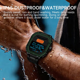 OMIZN GT5 Watch Walkie Talkie Unlimited Range, 4G LTE Wearable PTT Two Way Radio with VOX Hands Free, AES256 Encryption for Commercial Industrial Family Security Fleet Outdoor