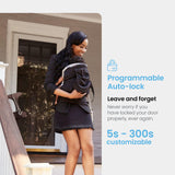 Lockly Secure Pro Smart Door Lock,Fingerprint Keyless Entry Door Lock,Apple Home Key Compatible,Auto Lock, App Remote Control,IP65 Waterproof,Easy Installation
