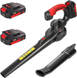 MZK Cordless Leaf Blower,20V Battery Powered Electric Blower for Lawn Care, Electric Lightweight Leaf Blower