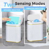 Bathroom Small Trash Can with Automatic Touchless Lid