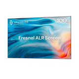 Valerion 100-inch Fresnel ALR Projector Screen, 16:9 Fixed Frame, Daylight Viewing, 1.8 Gain, 85% Ambient Light Rejection (Ceiling & Side), Compatible with Long Throw Projectors
