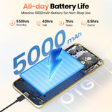 FOSSIBOT S7 Android 16 Unlocked Phones,16GB+128GB+2TB Smartphone