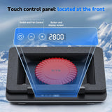 IETS GT600 Laptop Cooling Pad Equipped with Gigantic Turbo-Fan（5.5inch Diameter）,Sealed Foam for Rapid Cooling Gaming Laptop,14.1-19.3 inch Laptop Cooler with 3-Port USB Hub,Dust Filter,Touch Start