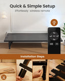 Mixcous King Adjustable Bed Base Frame with Wireless Remote, Zero Gravity