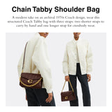 COACH Chain Tabby Shoulder Bag