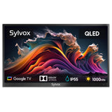 SYLVOX Outdoor TV, 65'' QLED Smart TV, IP55 Waterproof, Dolby Atmos HDR 10, Voice Remote SYLVOX