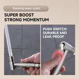 TENGPOLE Handheld Bidet Sprayer for Toilet & Bathroom, Adjustable Water Pressure Spray Gun with 304 Stainless Steel Hose, Bidet Faucet for Postpartum Care, Elderly, Muslim Shower, Easy to Install