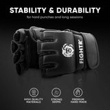 FIGHTR® Pro MMA Gloves for Grappling Sparring Training, Kickboxing Martial Arts Muay Thai Punching Bag Mitt Training Boxing for Men and Women | incl. Carrying Bag FIGHTR