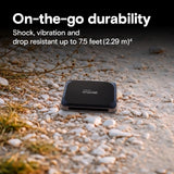 Crucial X9 4TB Portable SSD, Up to 1050MB/s, USB 3.2 USB-C, External Solid State Drive, Compatible with Windows, Mac, & Android, Black