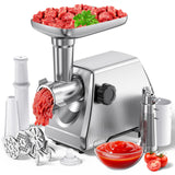 AIRMSEN Electric Meat Grinder & Tomato Sauce Press Maker with Strainer - Heavy Duty Food Mill Machine for Grinding Meat