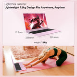 VIGSENUP15.6 FHD Pink Laptop 8GB RAM 256GB SSD,CPU up to3.4GHz,OfficeSuite
