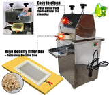 IntXanth 1100W Electric Sugarcane Juicer Machine, 660Lb/H High Output, 3 Stainless Steel Rollers, 2.4" Large Inlet, On Wheels for Home & Commercial Use (with 2 sugarcane Peelers)