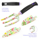 4 Pairs Garden Gloves for Women(L) & 10PCS Gardening Tools Set Floral Gardening Gifts for Women