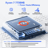 NIMO 17.3" FHD IPS Gaming Laptop, AMD Ryzen 7 Computer (Up to 4.75 GHz