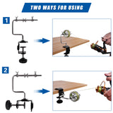 Fishing Line Spooler Portable Fishing Line Winder Spooler Machine Adjustable Stable Reel Spooler with Clamp Spooling Station System for Spinning Casting Reels