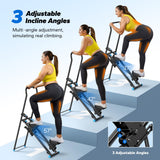 MERACH Stair Stepper for Home Gym Exercise, New Version Vertical Climber Machine for Full-Body Workout, Compact Folding Cardio Exercise Climber with Extended Step Range, Adjustable Handlebar & Pedals