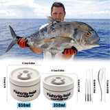 BHwra 2 PCS Fishing Bait Container, Stainless Steel Worm Bait Holder Fishing Bait Storage Bait Nightcrawler Box to Keep Bait Fresh and Alive