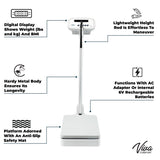VivaComfort Digital Medical Scale for Body Weight, 660 LBs Weight Capacity Digital Medical Grade Doctor Scale, Professional Height and Weight Physician Scale