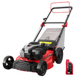 PowerSmart 21" Self-Propelled Lawn Mower with 140cc Briggs & Stratton Engine - Heavy-Duty Steel Deck