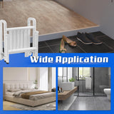 NEWTRY 21” Folding Shower Seat Wall Mounted(Fixed Height), 660lb Fold Down Shower Seat (Requires Drilling), Foldable Shower Chair for Home Care, for Bathroom Inside Shower