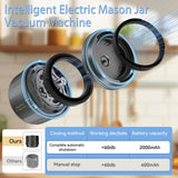 Mason Jar Vacuum Sealer - Robot Seal Pot Masson, Universal Lid Fits Regular and Wide Mouth Jars, Essential Canning Supplies for Food Preservation - Homesteading Essentials