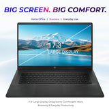 HP 17.3" Large Screen Laptop • 10-Core Intel Core 5 Processor • 16GB RAM • 256GB PCIe SSD • Numeric Keypad • Windows 11 with Copilot AI • Wi-Fi 6 • Home Office & Business Computer for Everyday Use
