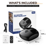 HTM Foot Massager with Heat - Shiatsu Deep Kneading to Relieve Tired & Aching Feet, Fits Size 6-13